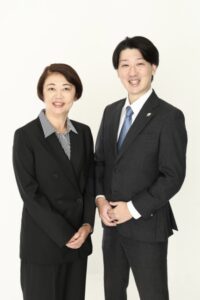 代表取締役社長 山内 万里子・代表取締役副社長 金子 雄太